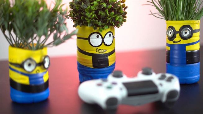 DIY: Minion-Übertopf