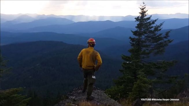 Hitze und Kälte: Feuerwehrmann filmt extreme Kontraste