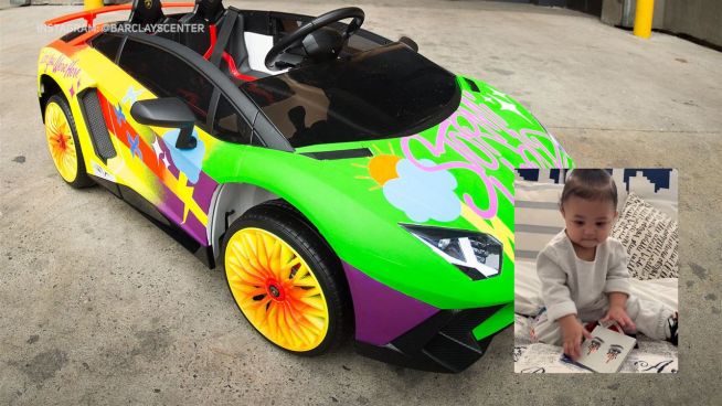 Ein personalisierter Lamborghini für eine Einjährige