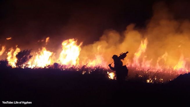 Wie ein Feuerwehrmann aus den USA 2018 erlebte