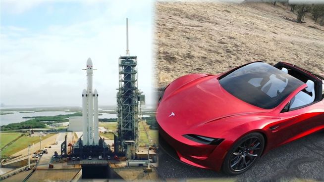 Neue Super-Rakete: Elon Musk feuert Tesla zum Mars