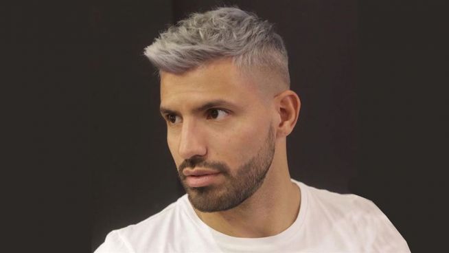 Sergio Agüero von Manchester City hat die Haare schön